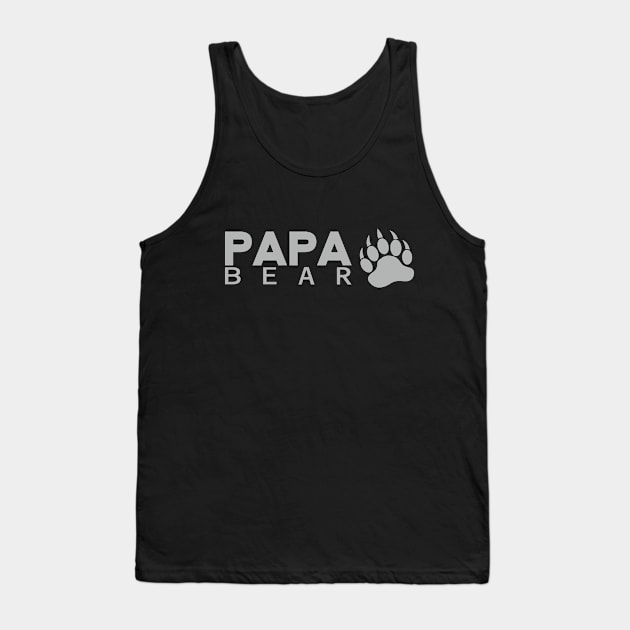 PAPA BEAR Tank Top by Litho